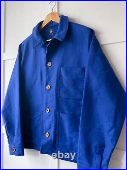 1950s Style Moleskin Chore Jacket Made In England VTG French Workwear Coat