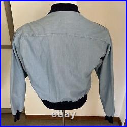 1950s Vintage Levis Chambray Bomber Style Jacket M