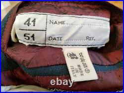 2 Pc Vintage Brioni Suit Blue Speckle Roman Style deLisi 100% Wool 41/51 36R/42