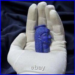 Exquisite Cleopatra Lapis Lazuli Amulet Pendant Authentic Egyptian Style