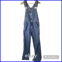 IKEDA vintage denim overalls- size small- Unisex style