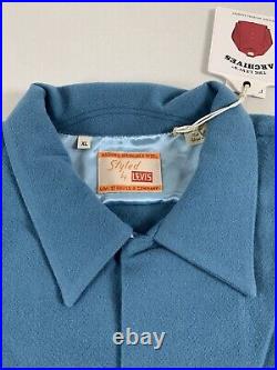 Levis Vintage Clothing LVC Styled By Levis Shirt Blue Storm XL Nwt