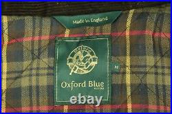 Men's Vintage Oxford Blue Baggy style Jacket, Made in England, Medium-Large