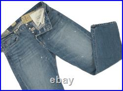 NEW Vintage Polo Ralph Lauren Cortlandt 300 Style Jeans! Paint Spots Distressed
