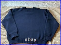 Orginal vintage Filson Guide Sweater Large Navy Blue Style 701