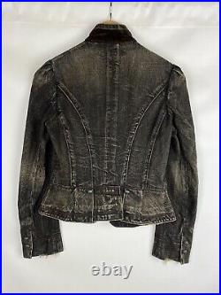 Ralph Lauren vintage ladies military style denim jacket size 11