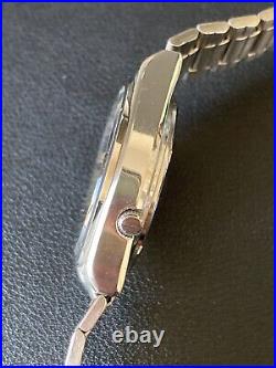 Seiko 6309-9009 Blue Dial 1978 Vintage Integrated Bracelet Watch PRX Style