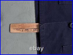 Stan Ray Cotton Ripstop Chore Work Vintage Style Jacket Made In USA Navy Size XL