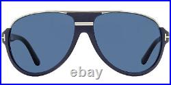 Tom Ford Dimitry Men's Grey Vintage Style Pilot Sunglasses FT0334-20V-59 Italy