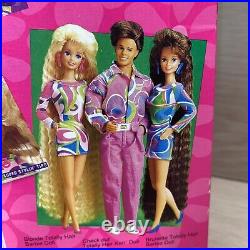 Totally Hair Brunette Barbie 1991 w Styling Gel #1117 Mattel New Never Removed