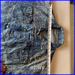 Vintage 80s Style Tony Alamo Beverly Hills Jean/Denim Jacket Awesome Look