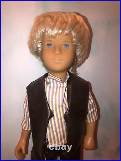 Vintage Sasha Boy with western style vest and pants Blonde