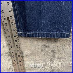Vintage SouthPole Jeans 32x28 Blue Loose Baggy Embroidery JNCO Style y2k 90s