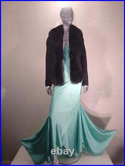 Vintage glamourous ROBERTO CAVALLI silk slip dress, old hollywood style