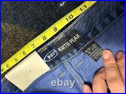 Vintage y2k Skater North Peak Jeans Blue Wash Denim Wide Leg Jnco Style 32x29.5